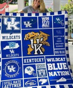 Kentucky Wildcats NCAA Quilt Blanket