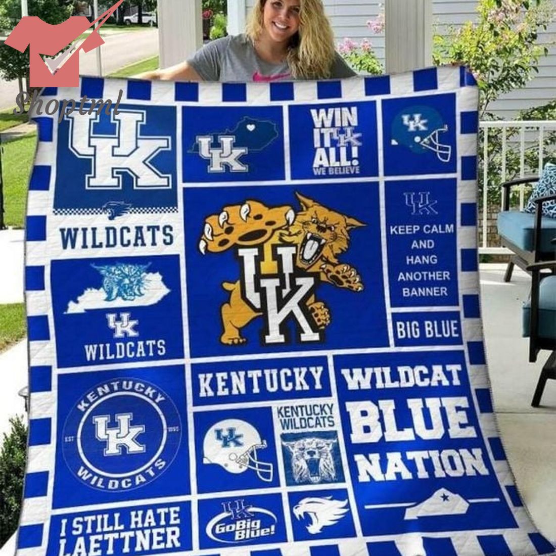 Kentucky Wildcats NCAA Quilt Blanket