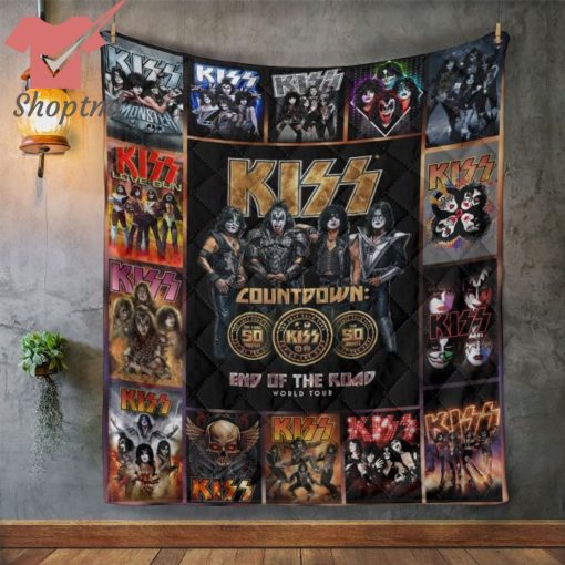 Kiss Band Countdown End Of The Road Quilt Blanket