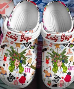 Lady Gaga Christmas Crocs Clogs