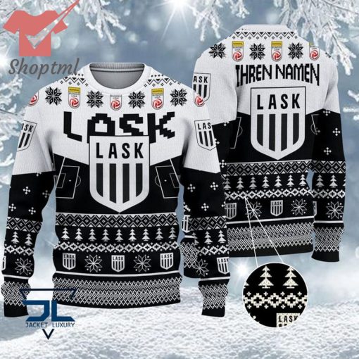 LASK Custom Name Ugly Christmas Sweater