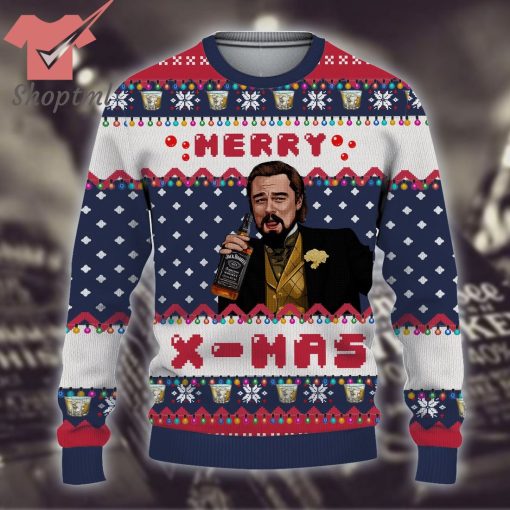 Leonardo Dicaprio & FireBall Merry X-Mas Ugly Christmas Sweater