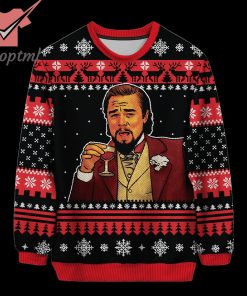 Leonardo DiCaprio Laughing Meme ugly christmas sweater