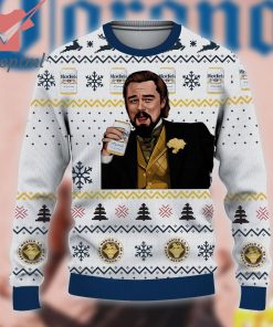 Leonardo Dicaprio & Modelo Ugly Christmas Sweater