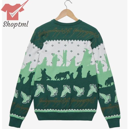 LOTR Fellowship Silhouettes Holiday Sweater