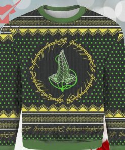 LOTR Leaves of Lorien Ugly Christmas Sweater