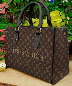 Louis Vuitton Brown Monograms Luxury Women Leather Handbag