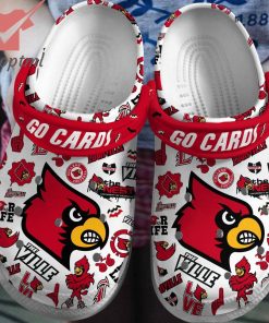 Louisville Cardinals Go Cards Crocs Clogs
