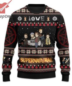 Love Supernatural Ugly Christmas Sweater