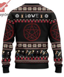 love supernatural ugly christmas sweater 3 rfMdd