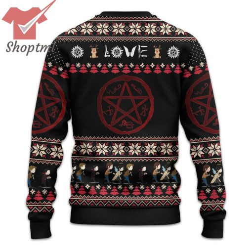 Love Supernatural Ugly Christmas Sweater