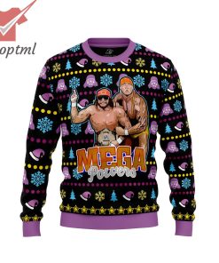 Macho Man And Hulkmania Power Pro Wrestling Ugly Christmas Sweater