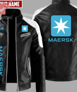 Maersk Custom Name Leather Jacket