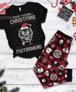 Merry fucking christmas Motorhead christmas pajamas set