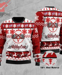 Motley Crue Reindeer Ugly Christmas Sweater