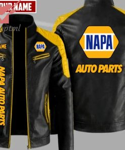 Napa Auto Parts Custom Name Leather Jacket