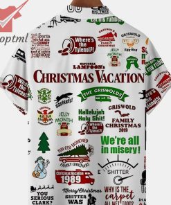 National Lampoon’s Christmas Vacation White Hawaiian Shirt
