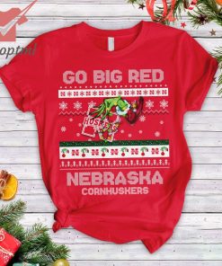 nebraska cornhuskers go big red christmas pajamas set 2 5Rca6