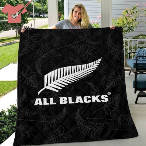 New Zealand x Rugby World Cup All Black Quilt Blanket