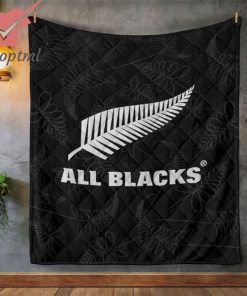 New Zealand x Rugby World Cup All Black Quilt Blanket