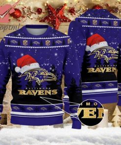 NFL Baltimore Ravens 2023 Ugly Christmas Sweater