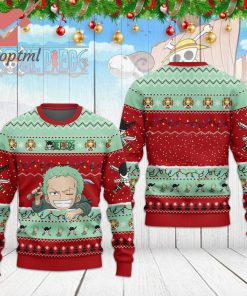 One Piece Zoro Ugly Christmas Sweater