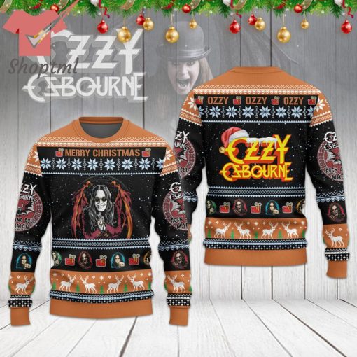 Ozzy Osbourne Single Ugly Christmas Sweater