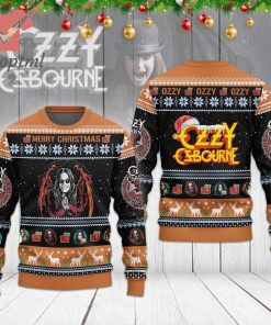 Ozzy Osbourne wool ugly christmas sweater