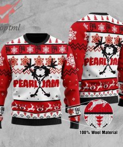 Pearl Jam rock band ugly christmas sweater
