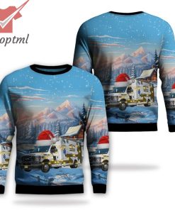 Phillipsburg Emergency Squad New Jersey Ugly Christmas Sweater