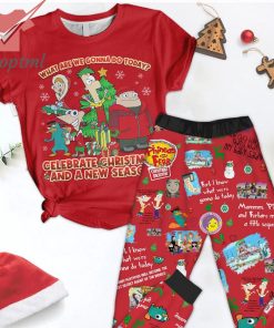 Phineas and ferb what are we gonna do today pajamas set