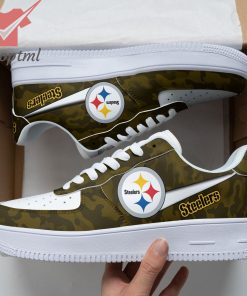 Pittsburgh Steelers NFL Camouflage Nike Air Force 1 Sneakers