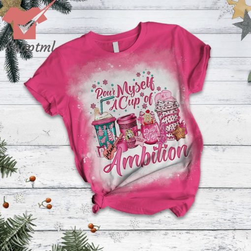 Pour my self a cup of ambition christmas pajamas set