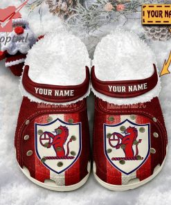 Raith Rovers F.C custom name fleece crocs clogs