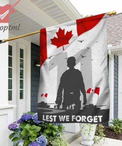 Remembrance Day Lest We Forget Canada Flag
