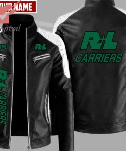 RL Carriers Custom Name Leather Jacket