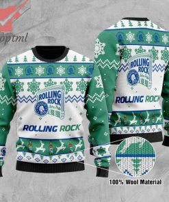 Rolling Rock Extra Pale Ugly Christmas Sweater