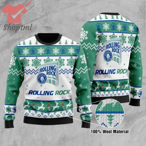Rolling Rock Extra Pale Ugly Christmas Sweater