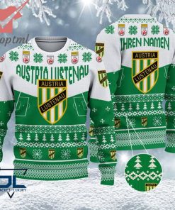 SC Austria Lustenau Custom Name Ugly Christmas Sweater