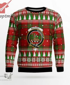 Scottish Maxwell Clan Crest Tartan Ugly Christmas Sweater