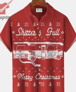 Shitter’s Full Merry Christmas Red Hawaiian Shirt