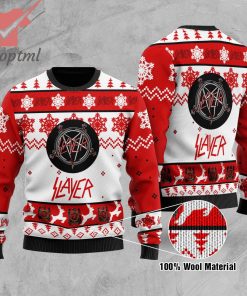 Slayer 2023 wool ugly christmas sweater