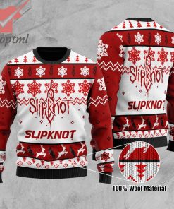 Slipknot 2023 wool ugly christmas sweater