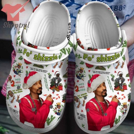 Snoop Dogg Fo Shizzle Christmas Crocs Clogs