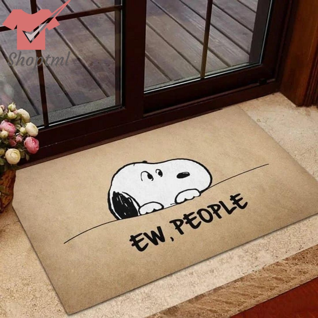 Snoopy Ew People Doormat