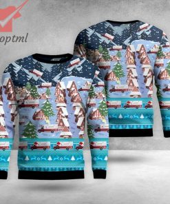 Southwest Allen County Fire Ambulance Fort Wayne Indiana Ugly Christmas Sweater