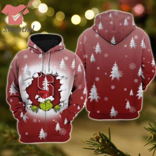 Stanford Cardinal Grinch Christmas Sweatshirt Hoodie