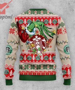 starbucks x the grinch ugly christmas sweater 3 qDHkg