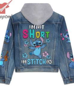 stitch im not short size hooded denim jacket 3 o7tXz