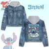 Stitch Ohana Means Family Means Hooded Denim Jacket